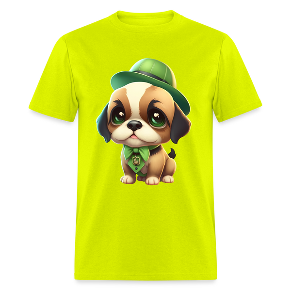 60078 Alfie's Irish Eyes TSHIRT - safety green