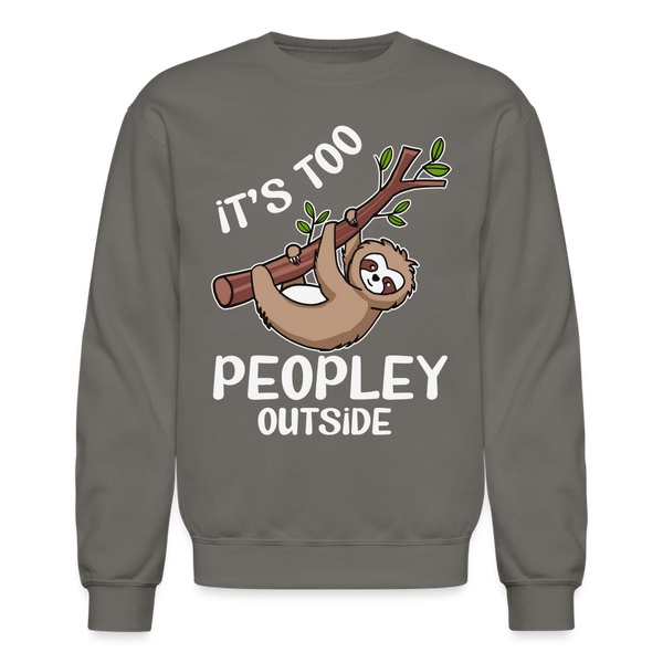 60082 4/4S It's Too Peopley Outside SWEATSHIRT - asphalt gray