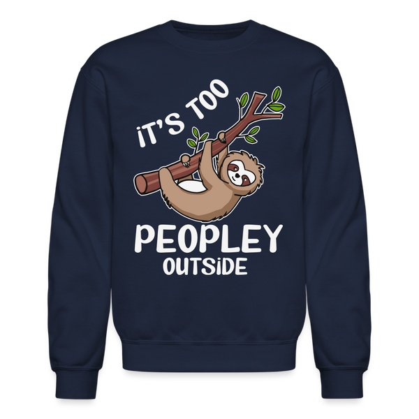 60082 4/4S It's Too Peopley Outside SWEATSHIRT - navy