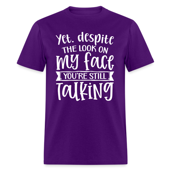 60094 You're Still Talking TSHIRT - purple