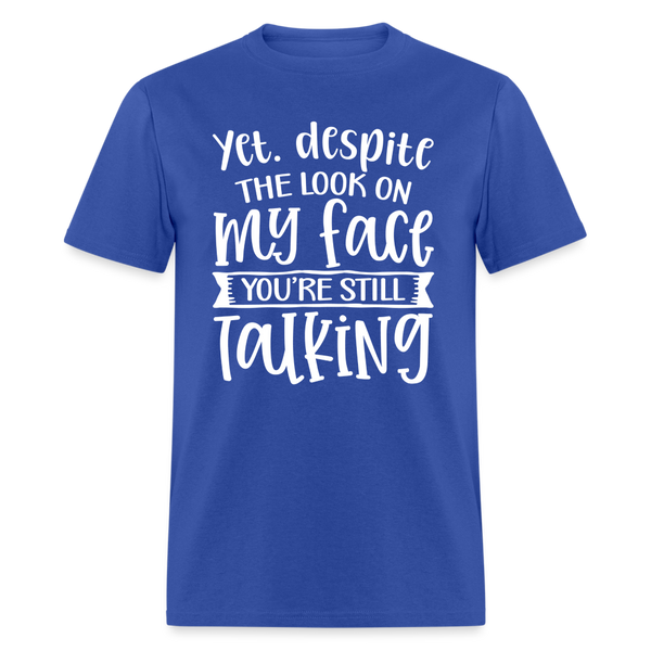 60094 You're Still Talking TSHIRT - royal blue