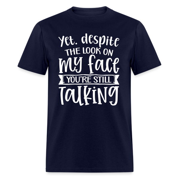 60094 You're Still Talking TSHIRT - navy