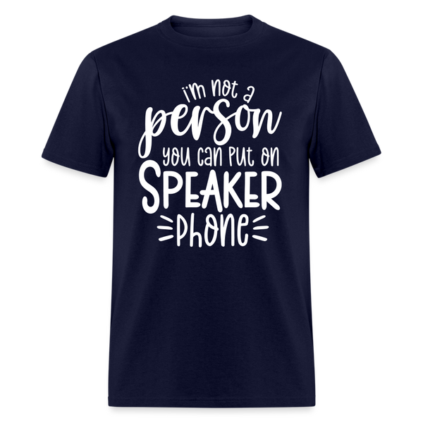 60089 Speaker Phone TSHIRT - navy