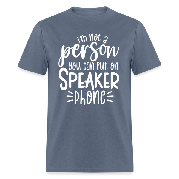 60089 Speaker Phone TSHIRT - denim