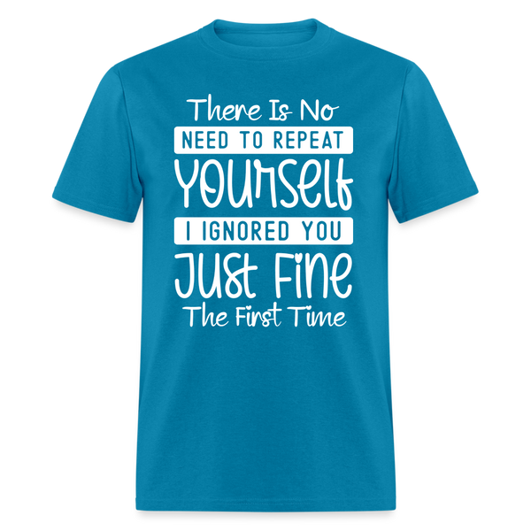 60093 I Ignored You TSHIRT - turquoise