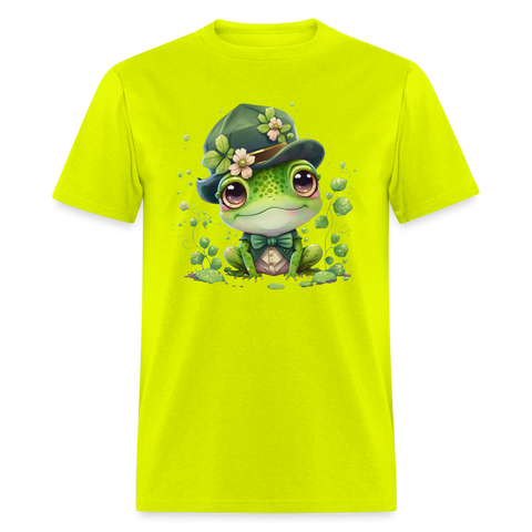 60095 Claire's Irish Eyes - Frog TSHIRT - safety green