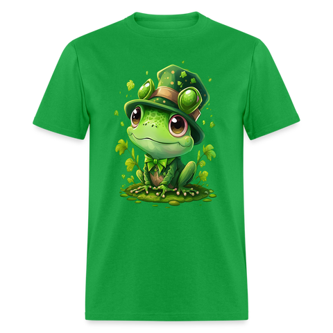 60096 Connor's Irish Eyes - Frog TSHIRT - bright green