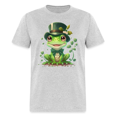 60099 Sean's Irish Eyes - Frog TSHIRT - heather gray