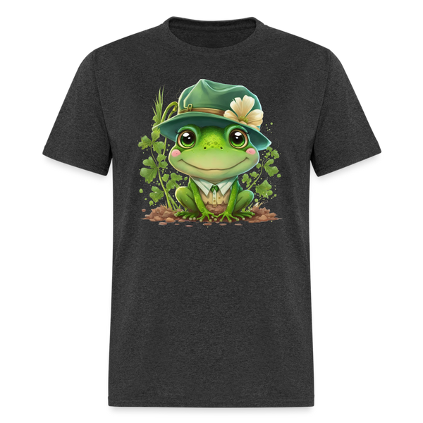 60097 Emma's Irish Eyes - Frog TSHIRT - heather black