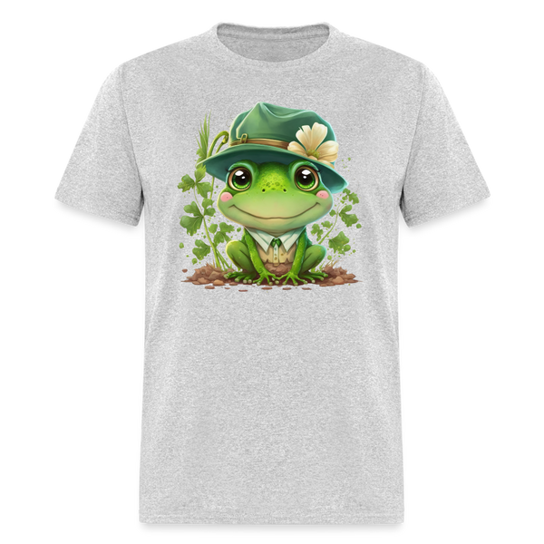 60097 Emma's Irish Eyes - Frog TSHIRT - heather gray