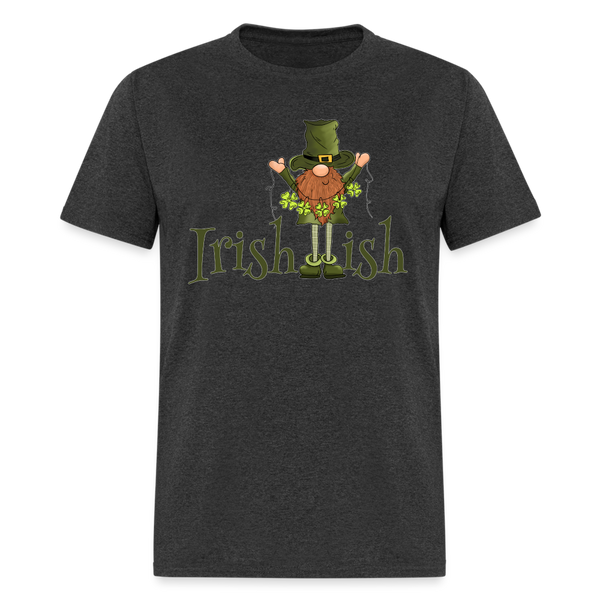 60104 Irish-ish Gnome TSHIRT - heather black