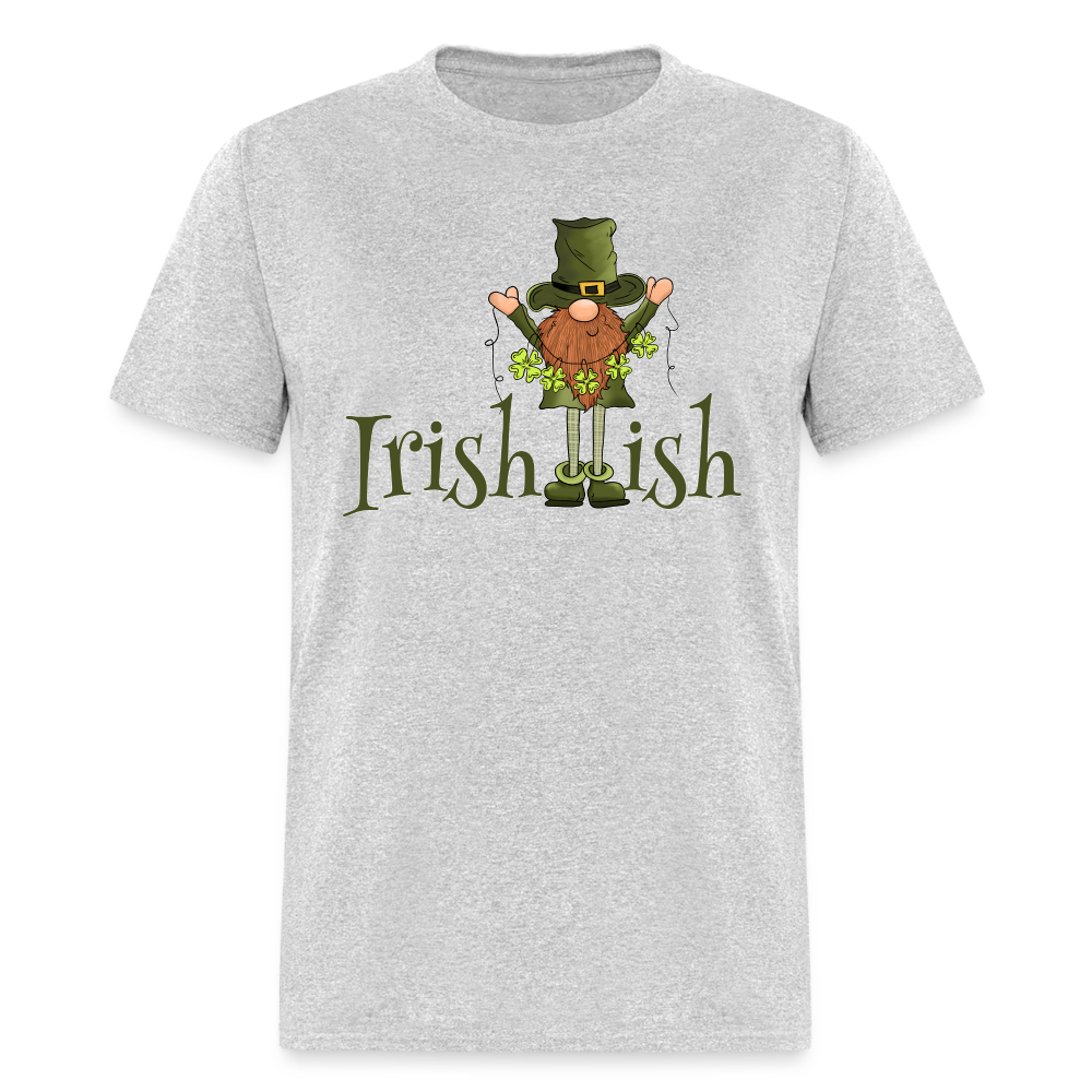 60104 Irish-ish Gnome TSHIRT - heather gray