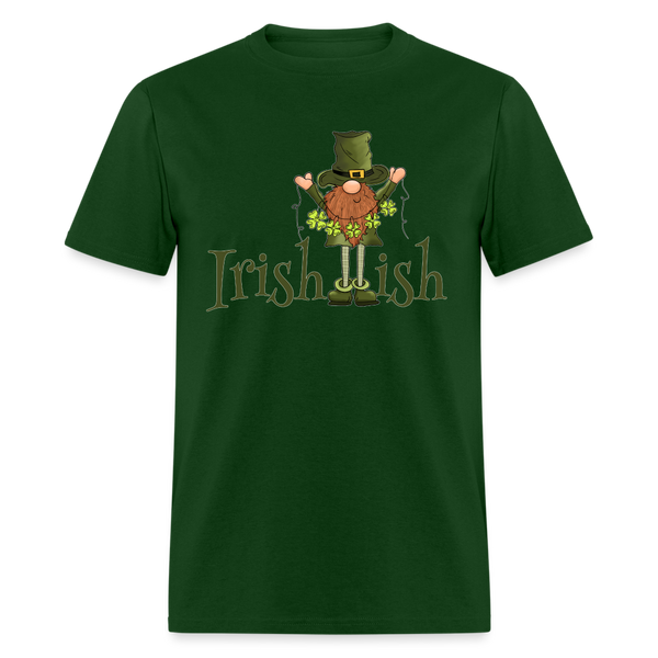 60104 Irish-ish Gnome TSHIRT - forest green