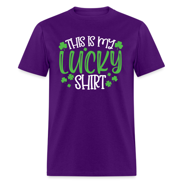 60106 This Is My Lucky Shirt TSHIRT - purple