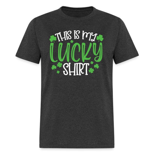 60106 This Is My Lucky Shirt TSHIRT - heather black