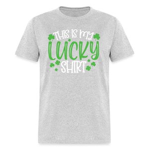 60106 This Is My Lucky Shirt TSHIRT - heather gray