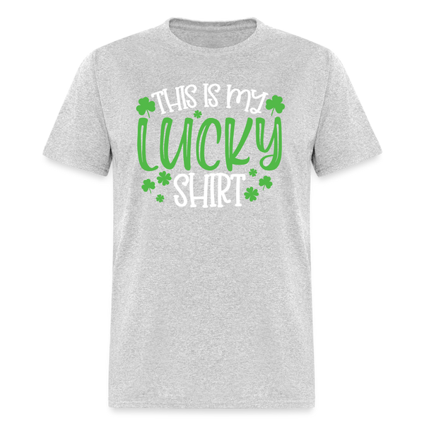 60106 This Is My Lucky Shirt TSHIRT - heather gray