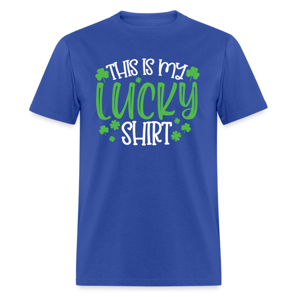 60106 This Is My Lucky Shirt TSHIRT - royal blue