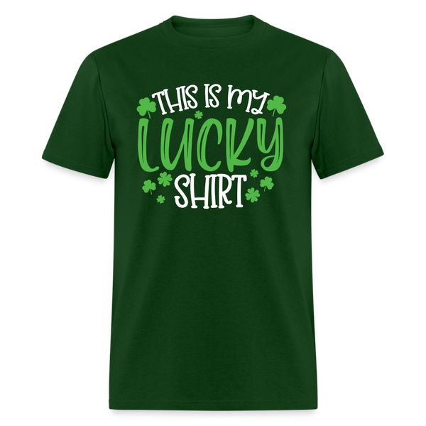 60106 This Is My Lucky Shirt TSHIRT - forest green