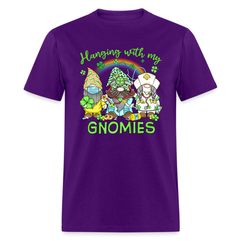 60113 Hanging With My Medical Gnomies TSHIRT - purple