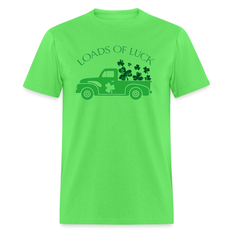 8141 Lucky 3D Loads Of Luck Truck POD TSHIRT - kiwi