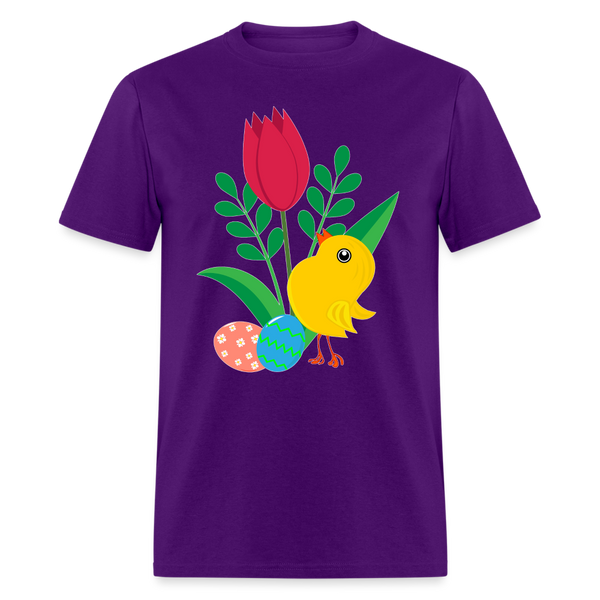 8150 Chickadee Image POD TSHIRT - purple