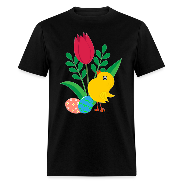 8150 Chickadee Image POD TSHIRT - black