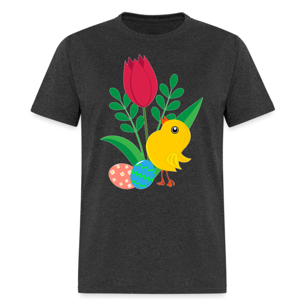 8150 Chickadee Image POD TSHIRT - heather black