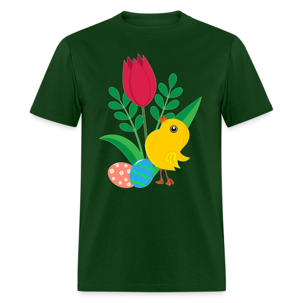 8150 Chickadee Image POD TSHIRT - forest green