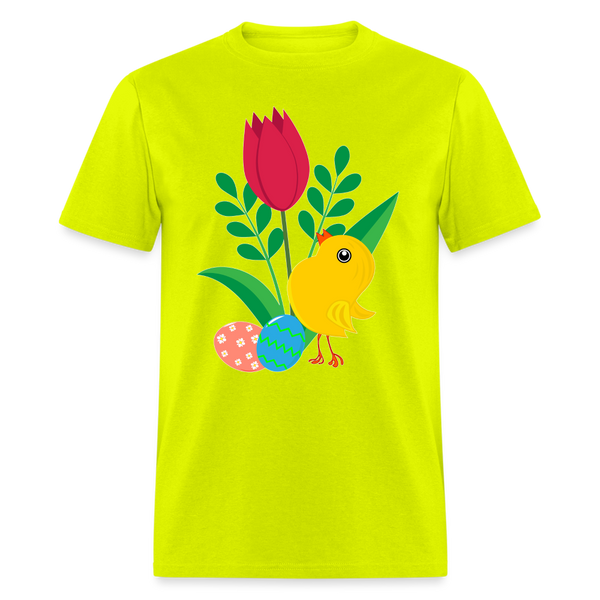 8150 Chickadee Image POD TSHIRT - safety green