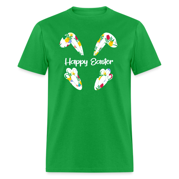 8150 Chickadee Happy Easter Ears & Feet POD TSHIRT - bright green