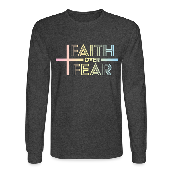 1075 4/4S Faith Over Fear TSHIRT - heather black