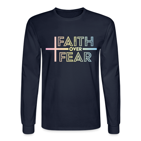 1075 4/4S Faith Over Fear TSHIRT - navy