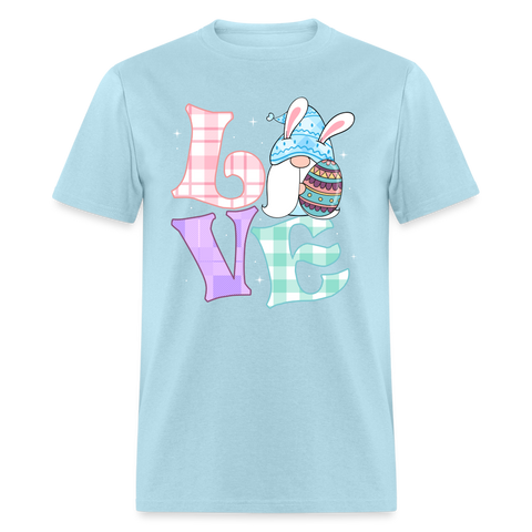 1080 Love Gnome Bunny TSHIRT - powder blue