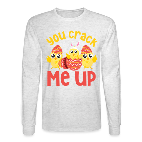 1099 4/4S You Crack Me Up TSHIRT - light heather gray