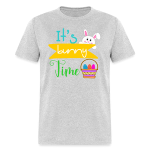 1547 Its Bunny Time TSHIRT - heather gray