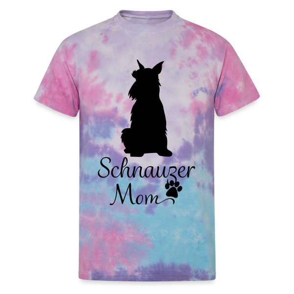 65007 Schnauzer Mom - Sit 🐾 FurBaby TD TSHIRT - cotton candy