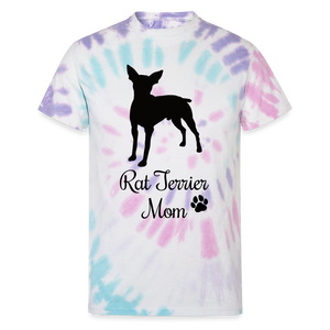 65009 Rat Terrier Mom 2 🐾 FurBaby TD TSHIRT - Pastel Spiral