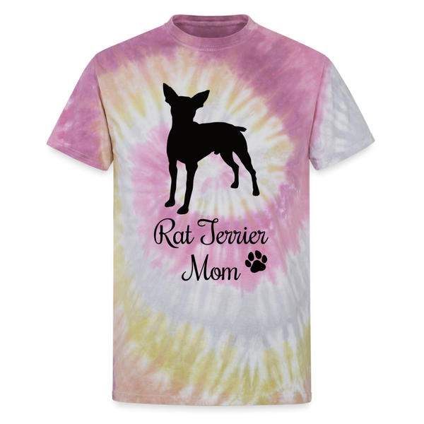 65009 Rat Terrier Mom 2 🐾 FurBaby TD TSHIRT - Desert Rose